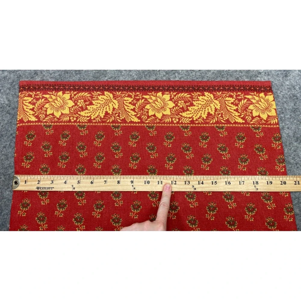 Williams Sonoma Provence Kitchen Tea Dish Towel Red Yellow